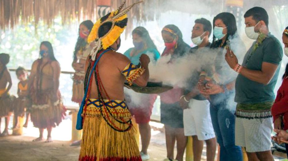 Site Taquiprati - Pataxó: quando fogo e palavras se cruzam